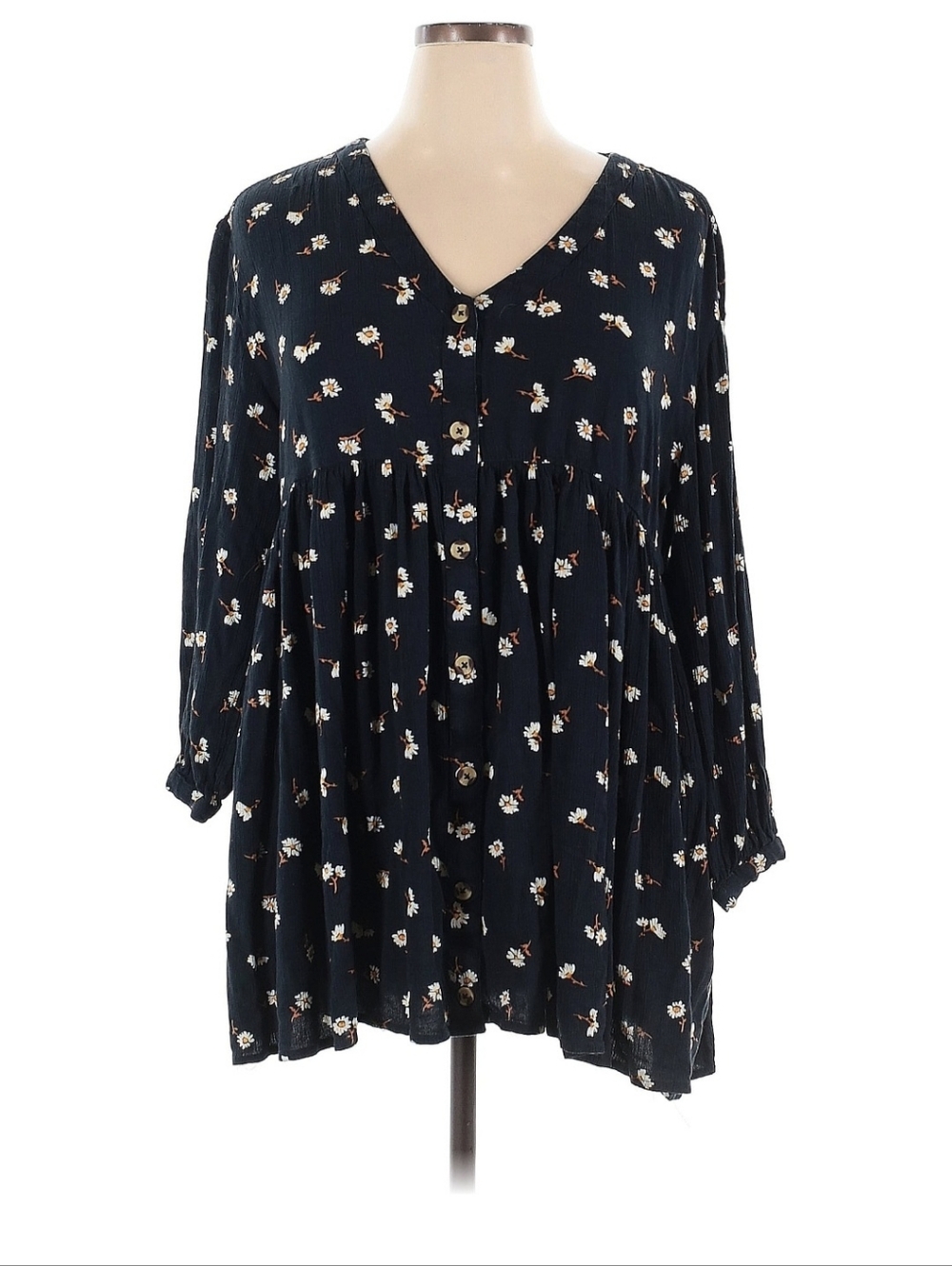 Billabong Xl Babydoll Dress Lightweight Floral